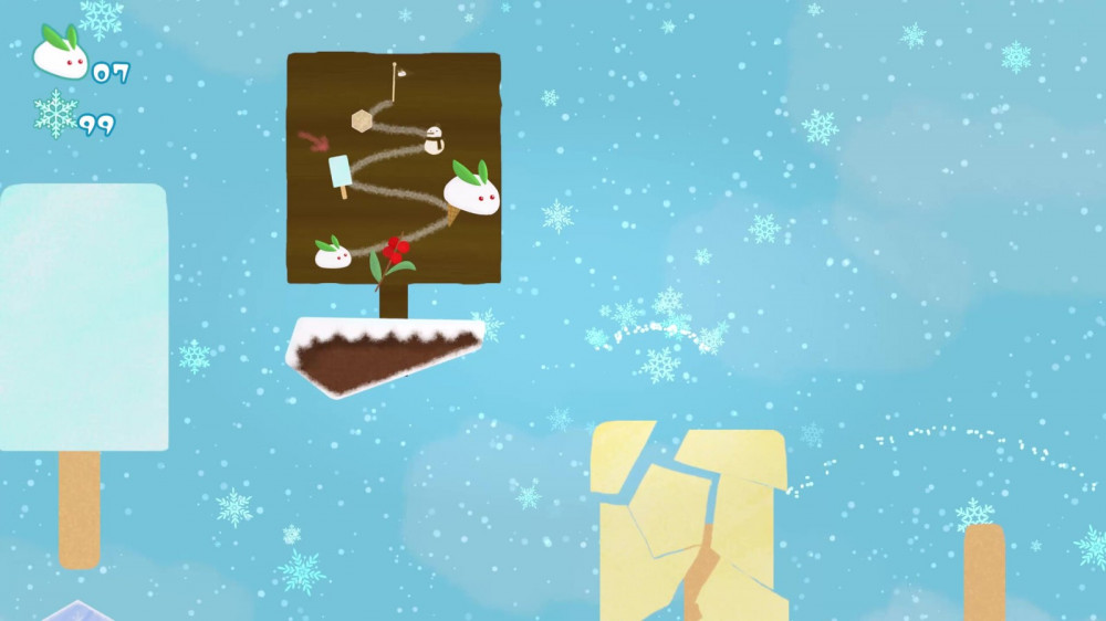 Steam免費《ゆきうさ》苦行系登山遊戲，可愛雪兔挑戰你的耐心極限 | 4Gamers