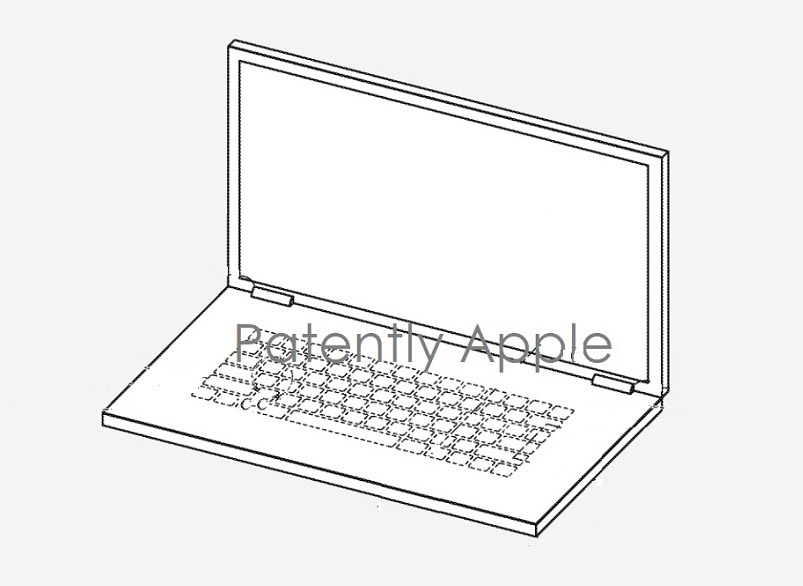 蘋果 MacBook 專利：虛擬鍵盤和 iPhone 充電功能