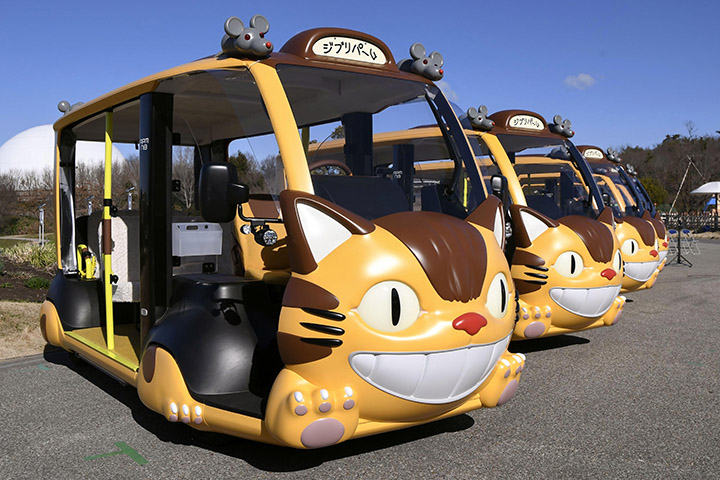 【交通】吉卜力公園「貓巴士」首度登場！毛茸茸感覺更有隱藏龍貓圖案 (片) | 劍心．回憶