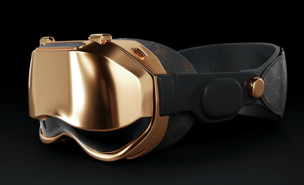 Caviar打造奢華18K金Apple Vision Pro，售價突破台幣127萬元 | 4Gamers