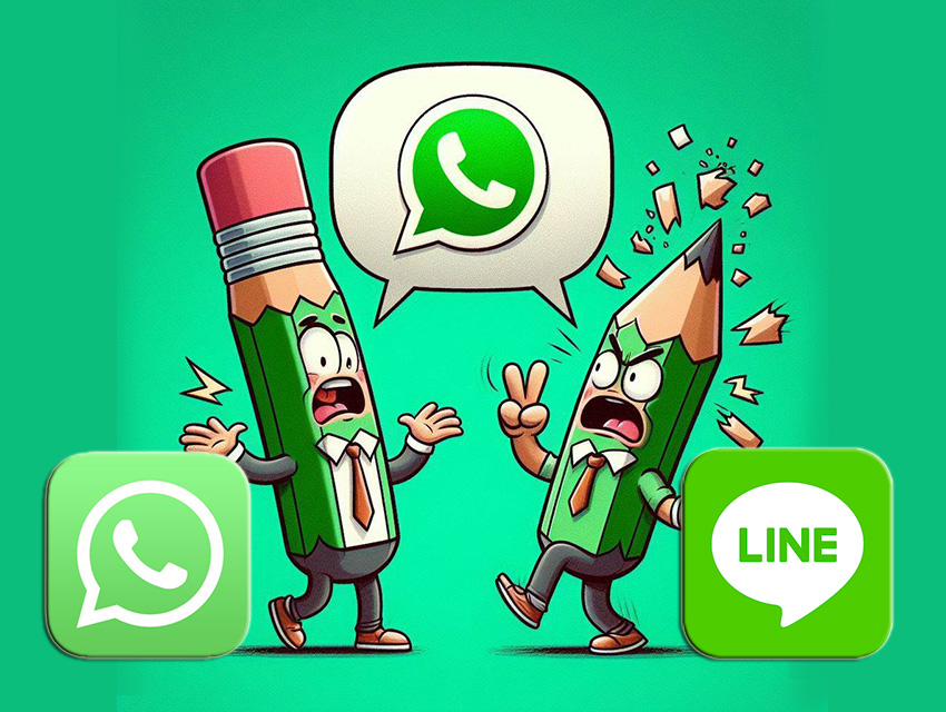 為什麼台灣人愛用 LINE？而 WhatsApp 漸漸邊緣